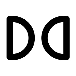 Brand Dolby Digital Line Icon