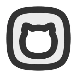 Github Square Duotone Icon