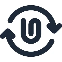 Attachment Exchange Line Icon