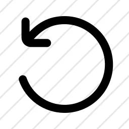 Arrow Rotate Counter Clockwise Rotate Left Icon