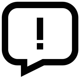 Exclamation Chat Icon