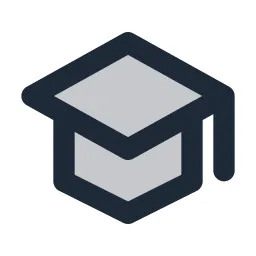 Academic Cap Duotone Icon