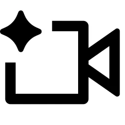 Video On Ai Line Icon
