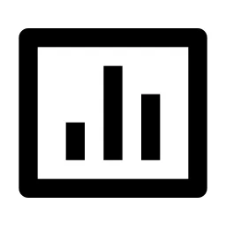 Bar Chart Box Line Icon