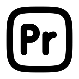 Brand Adobe Premier Line Icon