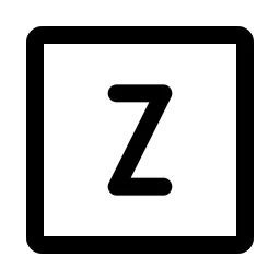 Z Square Icon