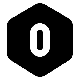 Hexagon Letter O Icon