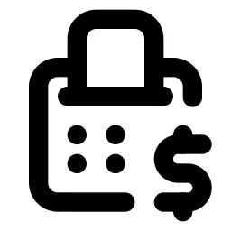 Cash Register Line Icon