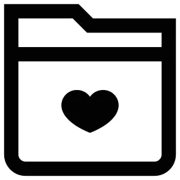 Heart Folder Icon