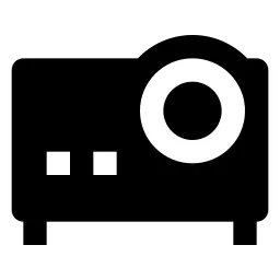 Projector 2 Fill Icon