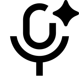 Mic Ai Line Icon