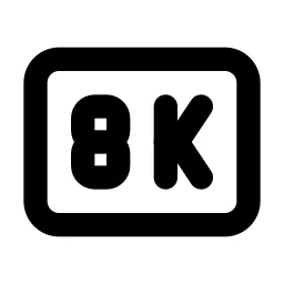 Badge 8k Line Icon