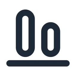Align Bottom Line Icon