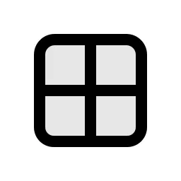 Layout Grid Duo Icon
