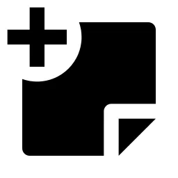 Sticky Note Add Fill Icon