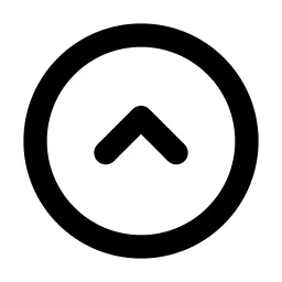Circle Chevron Up Line Icon