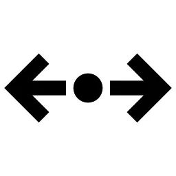 Dot Arrow Left Right Icon