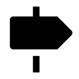 Signpost Fill Icon