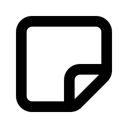 Sticker 2 Line Icon
