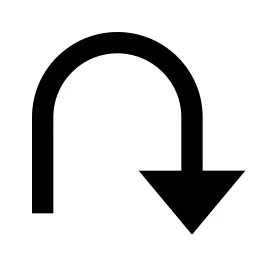 Arrow Turn Back Fill Icon