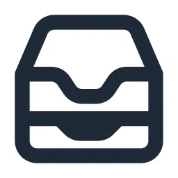 Inbox All Line Icon