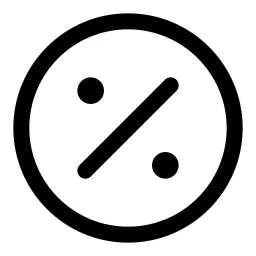 Percentage Circle Icon