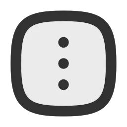 More Vertical Square Duotone Icon