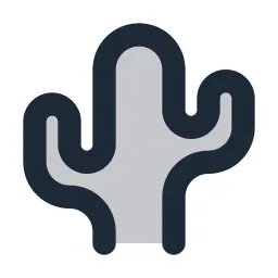 Cactus Duotone Icon