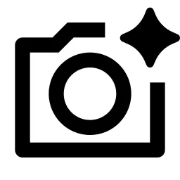Camera Ai Line Icon