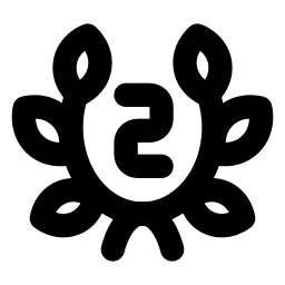 Laurel Wreath 2 Line Icon