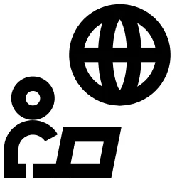 Remote Working Icon