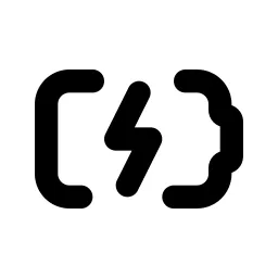 Battery Charging Line Icon
