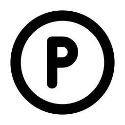 Circle Letter P Line Icon