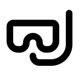 Scuba Mask Line Icon