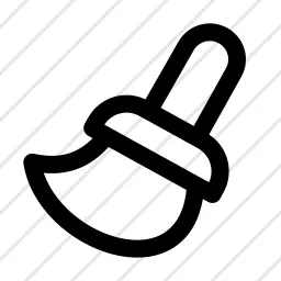 Broom Brush Clear Clean Icon