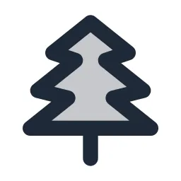 Christmas Tree Duotone Icon