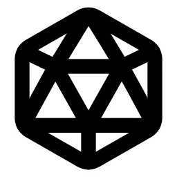 Ikosaedr Line Icon