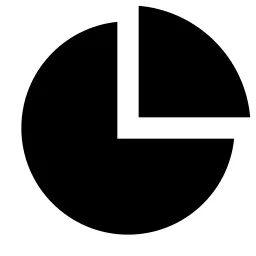 Pie Chart 2 Fill Icon