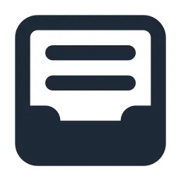 Inbox 2 Full Solid Icon