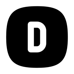 Square Rounded Letter D Icon