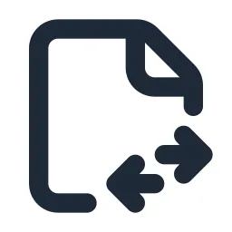 File Change Line Icon
