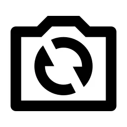 Camera Switch Line Icon