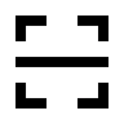 Qr Scan 2 Line Icon
