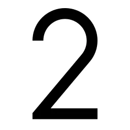 Number 2 Icon