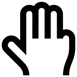 Four Finger Icon