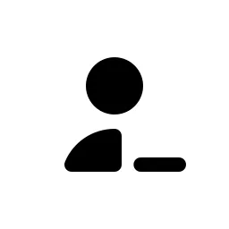 User Minus Fill Icon