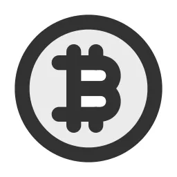 Bitcoin Circle Duotone Icon