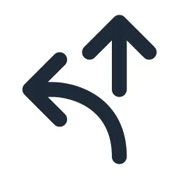 Arrow Decision Left Duotone Icon