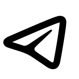 Telegram 2 Line Icon