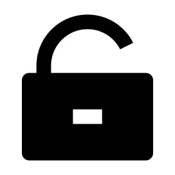 Lock Unlock Fill Icon